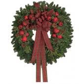 Fresh Wreath with Apples